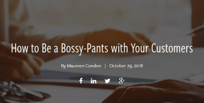 Cómo ser un Bossy-Pantalones con sus clientes